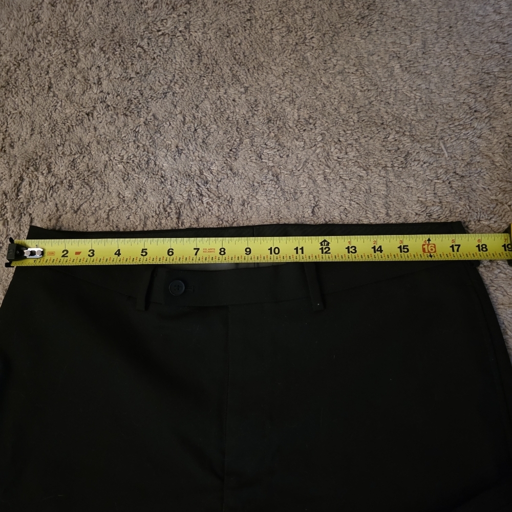 Calvin Klein Black Dress Pants Size 34 x 32L - Picture 7 of 7